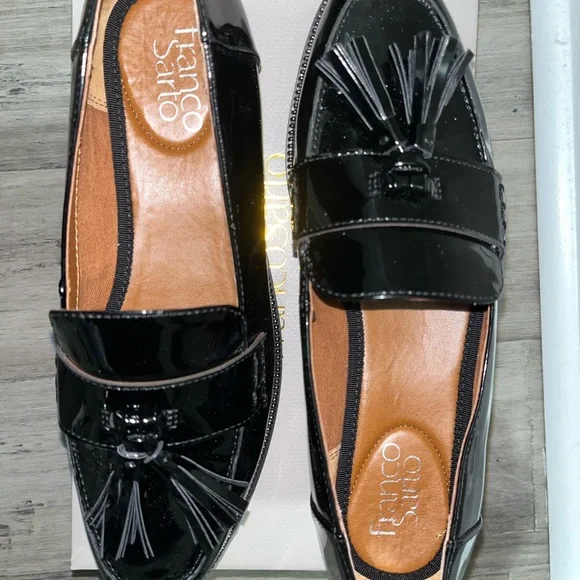 Franco Sarto Platform Loafers (Black) - Picture 2 of 5